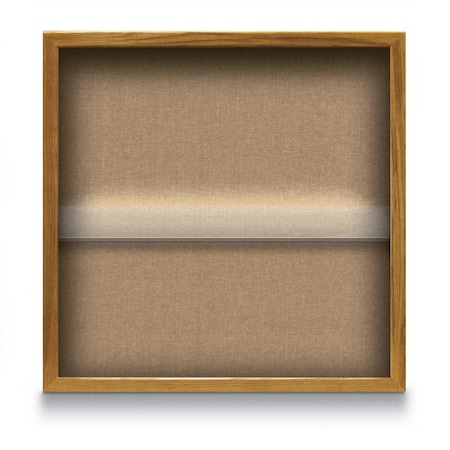 Outdoor Enclosed Combo Board,48x36,Satin Frame/Black Porc & Amethyst